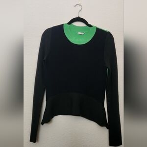 TOME Three Tone Colorblock Sweater